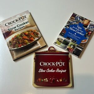 3  Crock-Pot cook books … never used